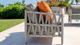 Tess-Set: 1 Sofa + 2 Sessel + 2 Outdoor-Couchtische