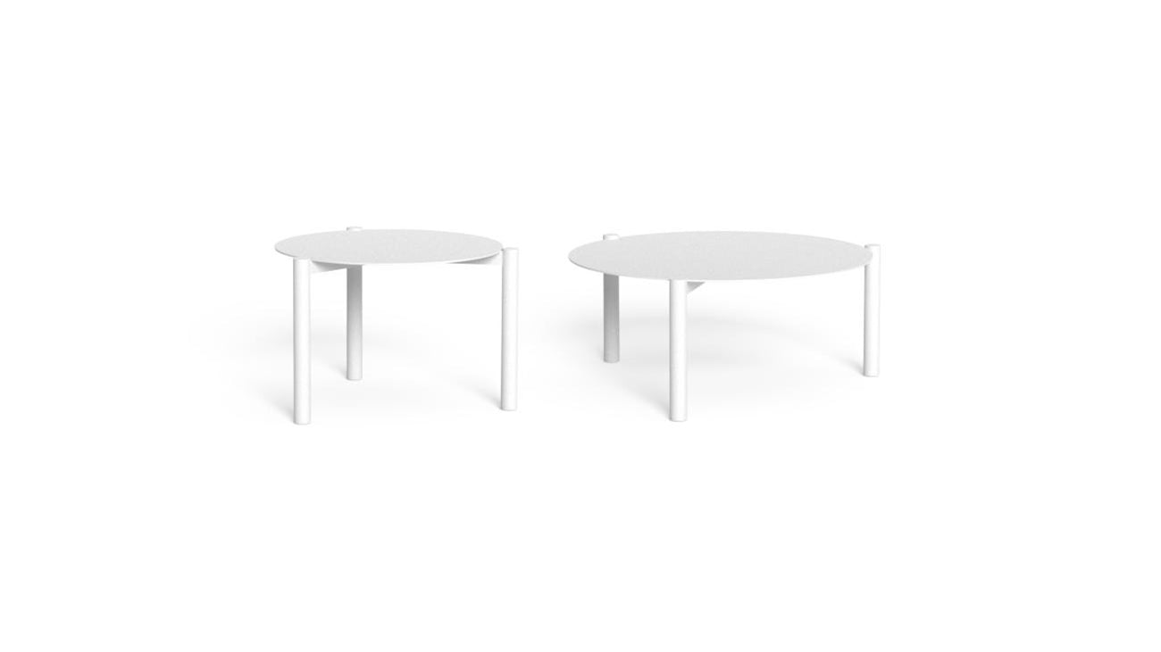 Tess-Set: 1 Sofa + 2 Sessel + 2 Outdoor-Couchtische