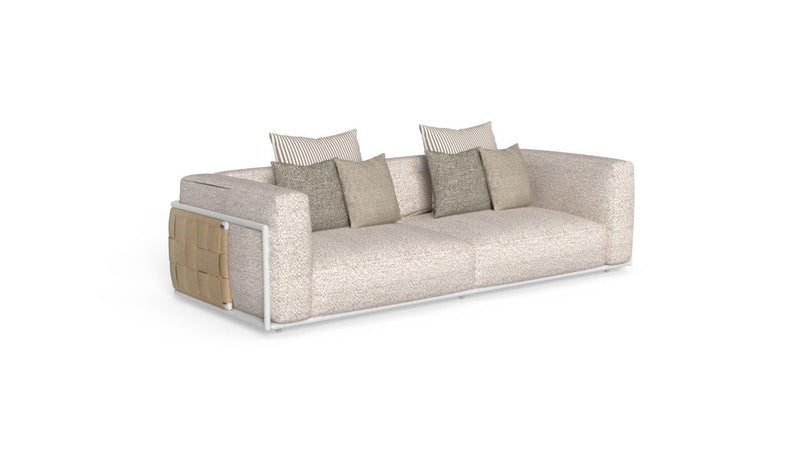 Tressé 3-Sitzer-Sofa für den Außenbereich