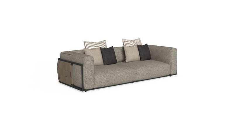 Tressé 3-Sitzer-Sofa für den Außenbereich