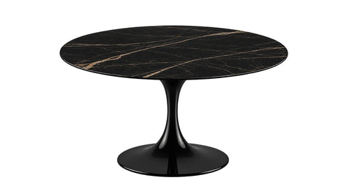Tulip Table basse plateau en marbre Sahara