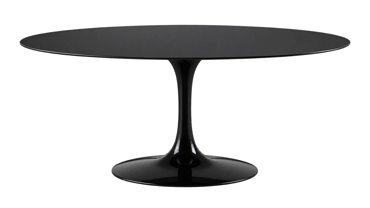 Tulip Oval Table à manger plateau en laminé