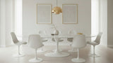 Table Tulip oval XL et en marbre