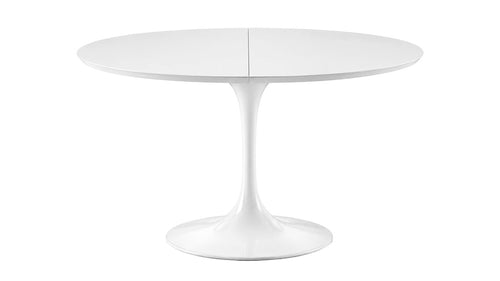 Mesa redonda extensible TULIP con tablero laminado