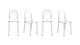 SET 4 Silla Victoria Ghost de Kartell